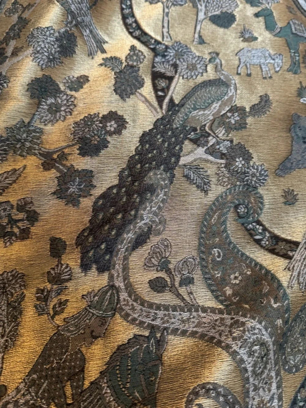 Moonlight Shawl with Peacock Design, Wedding Wrap - Picture 9 of 17